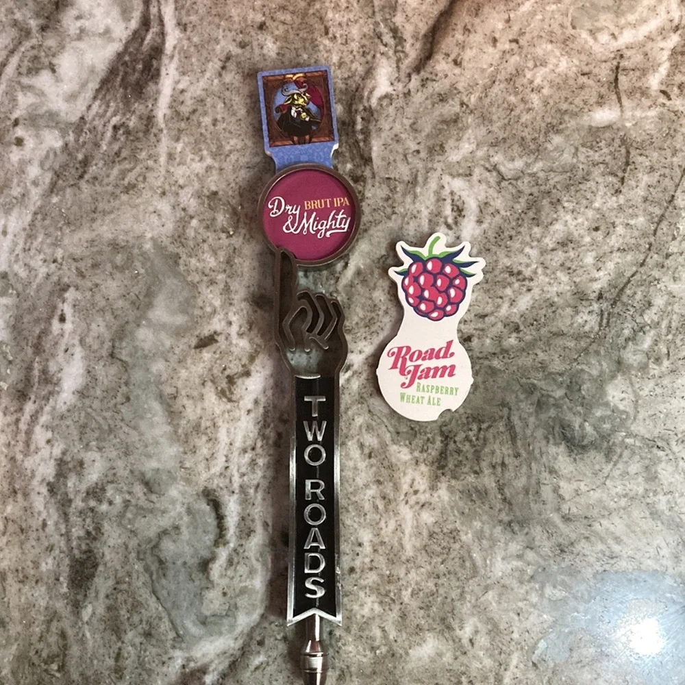 Two Roads Brewery Metal Tap Handle